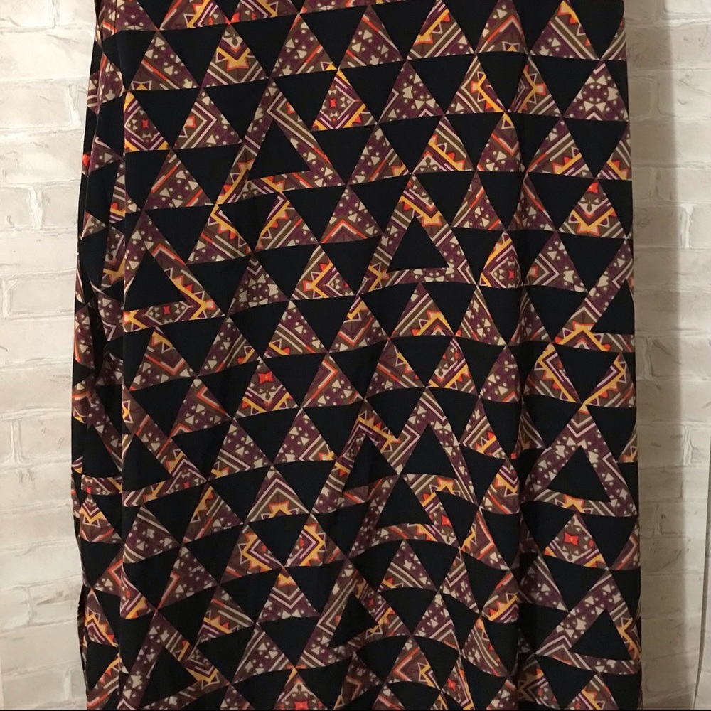 Duster Abstract Pattern Flowy Long Medium - image 3